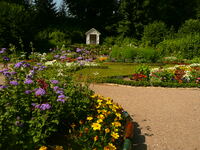Blumengarten im Schlosspark